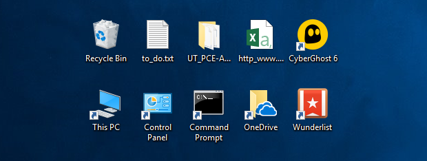 how to change desktop icon size windows 8