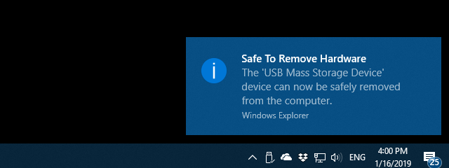 How to stop using the Safely Remove Hardware icon, in Windows | Digital