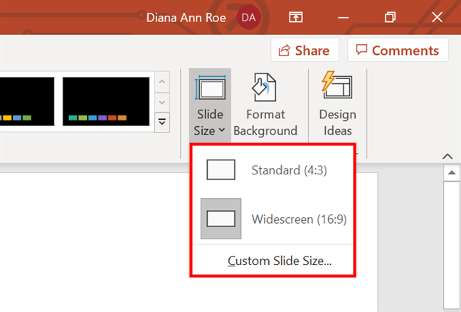 How To Change Slide Size In Microsoft Powerpoint Bank2home