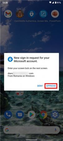 enable phone sign in microsoft authenticator