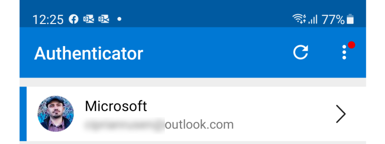 sign in microsoft authenticator