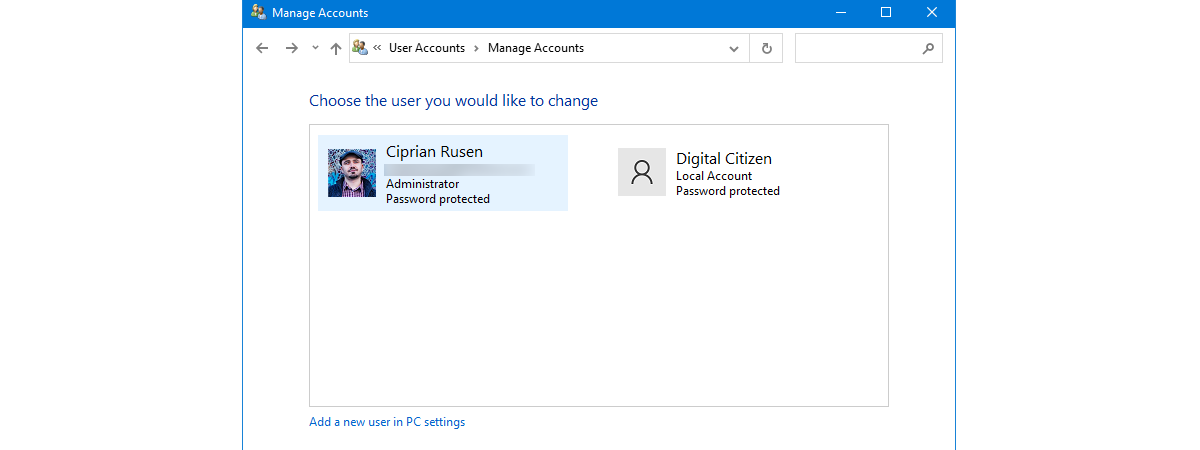 how to add a user account in windows 10 on laptop