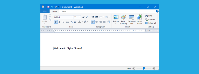How To Open Wordpad In Windows 9 Ways Digital Citizen 8662