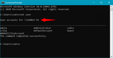 cmd list users in administrators group