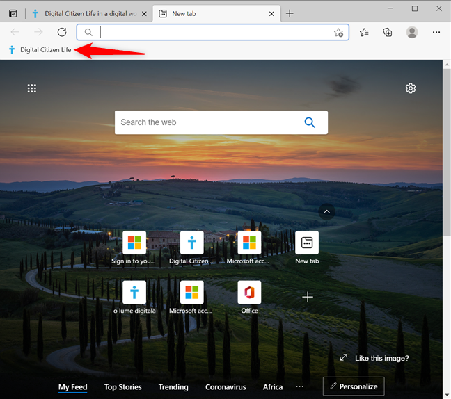 How to show the Favorites bar in Microsoft Edge: 4 ways - Digital Citizen