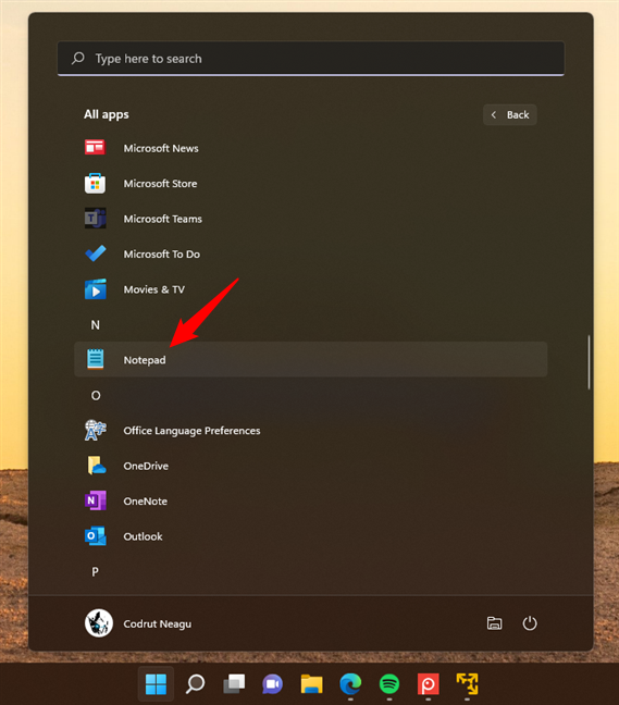 Microsoft Notepad App for Windows 10