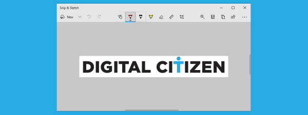 How to use Snip  Sketch to take screenshots in Windows 10  Digital Citizen