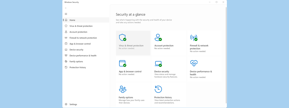 5 things you can do with the new Windows Defender Security Center