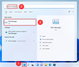 How to open the Task Manager in Windows 11 and Windows 10