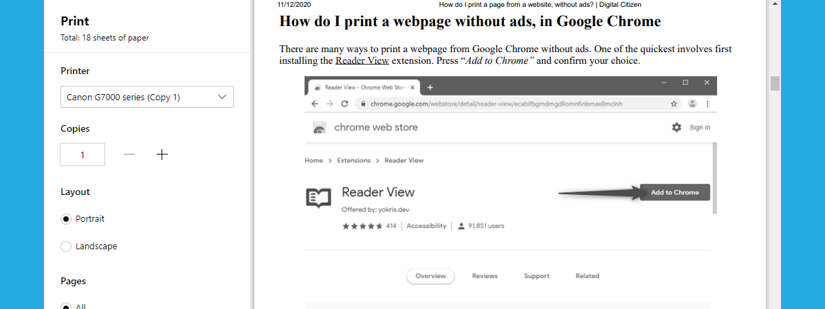 How to an article without in all browsers - Digital Citizen