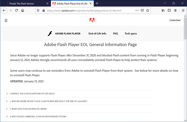 cannot install flash player on firefox