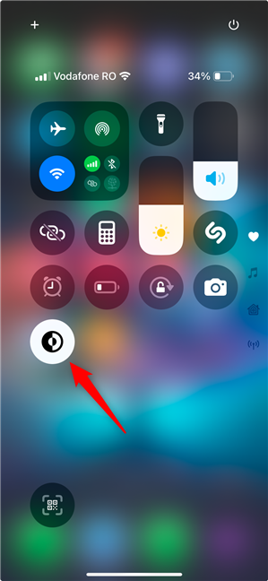 How to turn off Dark Mode on an iPhone from the Control Center