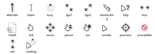 cursors for windows 10 download big metal gear