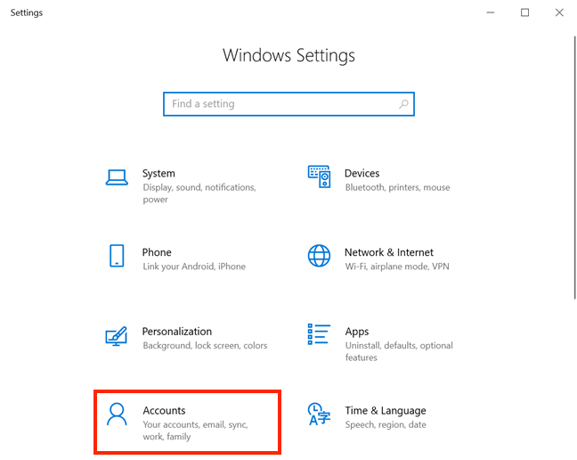 Syncing Microsoft account settings in Windows 10