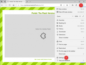 flash player download microsoft edge click ok