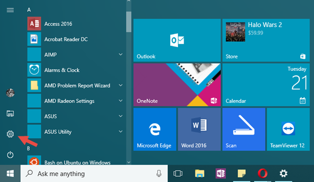 windows 10 start menu hide all apps