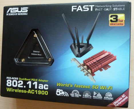 asus pce ac68 software