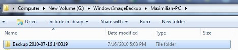 windows backup image