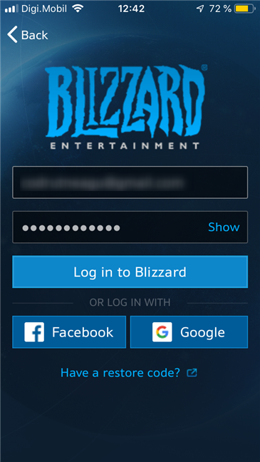 Battle.net Authenticator by Blizzard Entertainment, Inc.