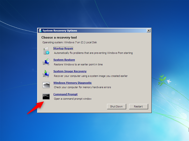 command prompt opens and closes on startup
