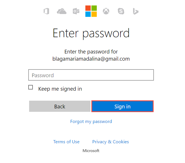 how do i change the password on my computer from my microsoft account