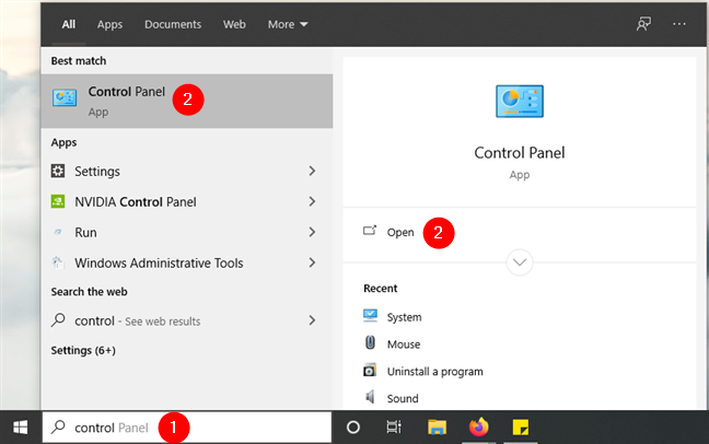 Where Is The Control Panel In Windows 10 15 Ways To Open It Digital Citizen