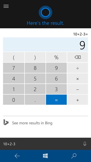 How To Access And Use Cortana S Secret Calculator