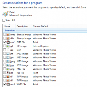 Windows 7, Windows 8.1, programs, defaults, file extensions, protocols, Default Programs