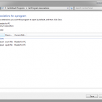 Windows 7, Windows 8.1, programs, defaults, file extensions, protocols, Default Programs