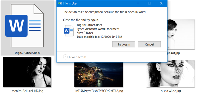 restore deleted files windows 10 error message