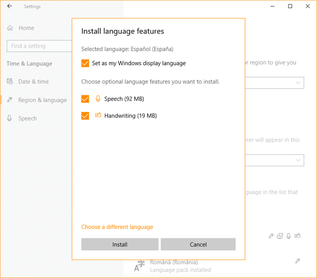 Как поменять windows display language