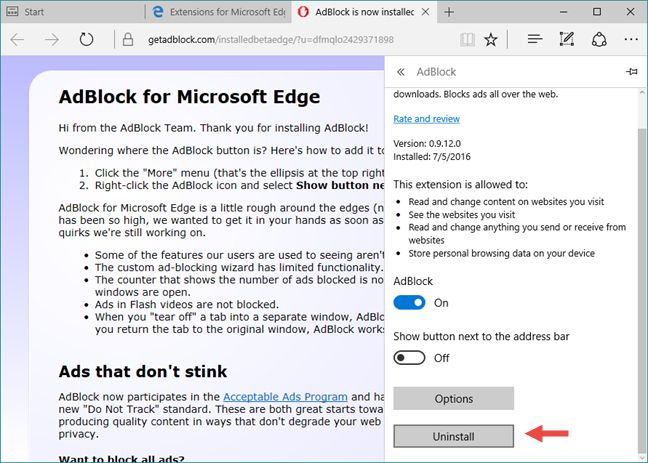 Adblock windows edge