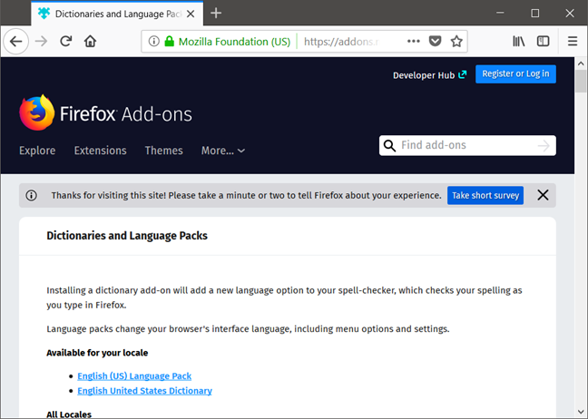 How to change the interface language in Mozilla Firefox | Digital Citizen