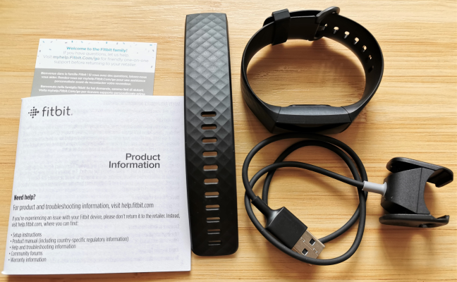 fitbit charge 4 what's in the box