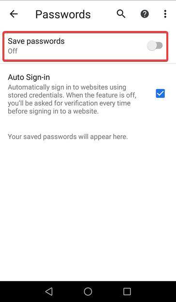 trust a site on google chrome for android