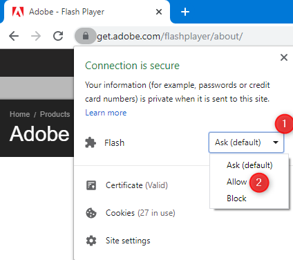 How to unblock Adobe Flash Player content in Google Chrome | Digital ...