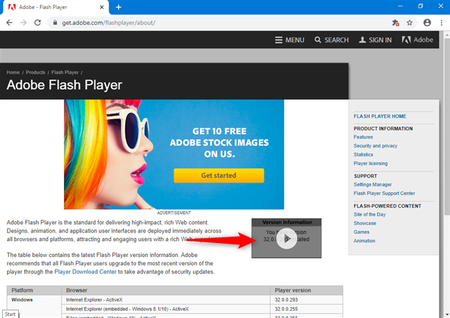 chrome how to unblock adobe flash player