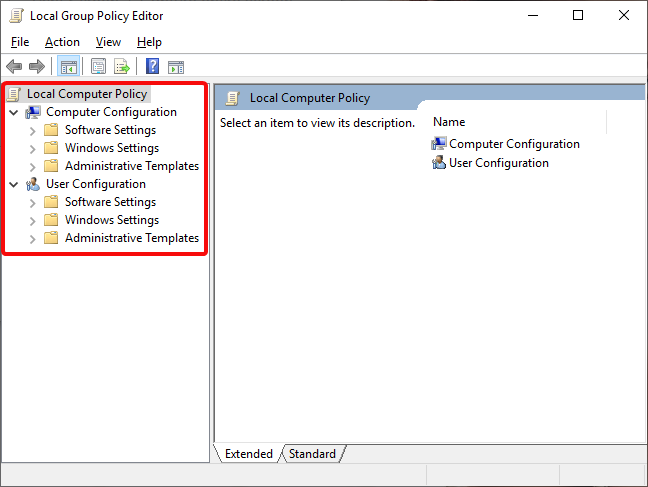 disable local group policy