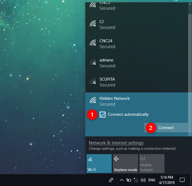 3 ways to connect to hidden Wi-Fi networks in Windows 10