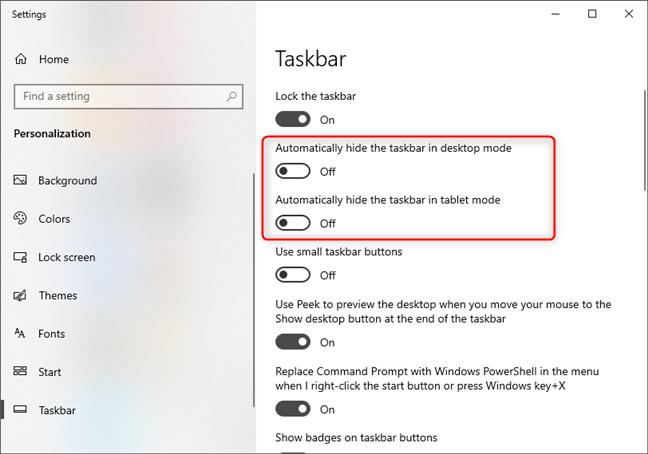 How To Hide Taskbar On Windows