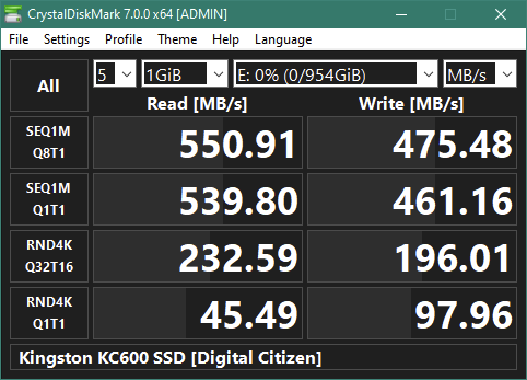 Acheter SSD Kingston KC600 1 To mSATA (SKC600MS/1024G)