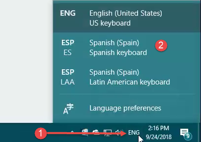 How to add, change and remove keyboard input languages in Windows 10 ...