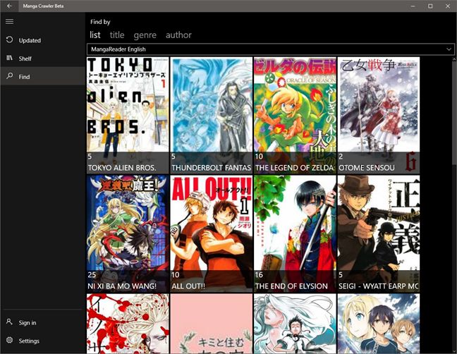 MangaReader - Read Manga website
