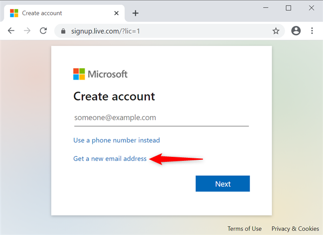 how do i change microsoft account email address