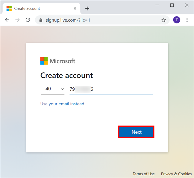how to change your microsoft account phone number