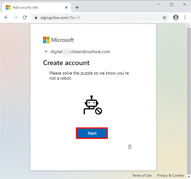 How to Create a  Account 