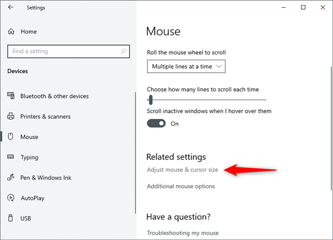 remote desktop mouse sensitivity windows 10