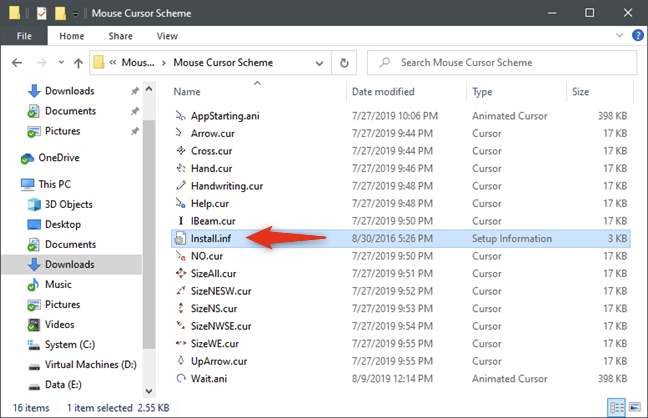 how to download custom mouse cursors