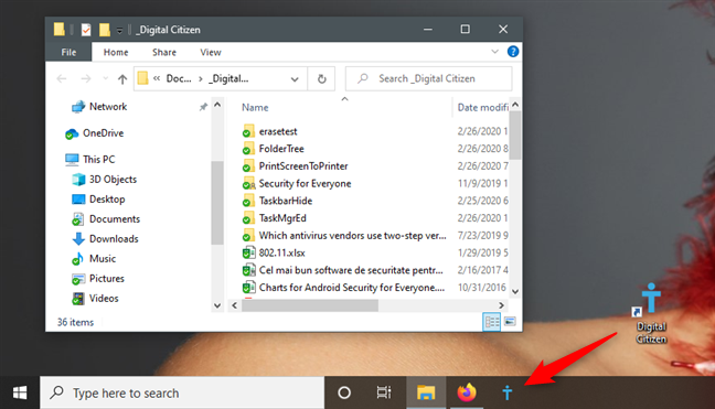 create folder shortcut windows 10