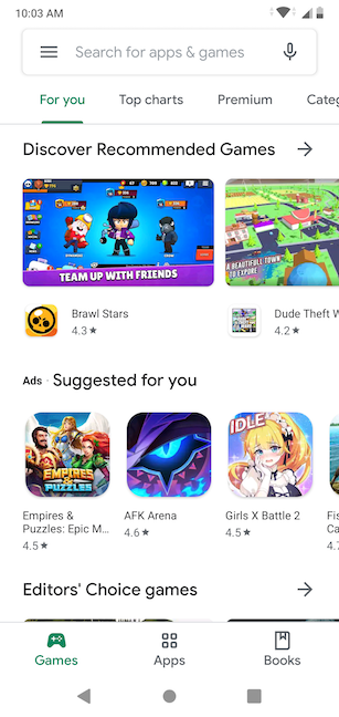 How To Use Google Play Store To Install Apps And Games For Android Digital Citizen - brawl stars beta google play